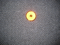 Reflector oranje rond 60 mm
